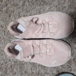 Puma Little Girls Pink Shoes, Size:1C